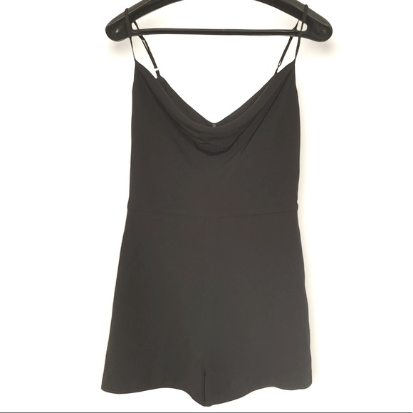 Keepsake Black Cowneck Romper - Picture 1 of 5